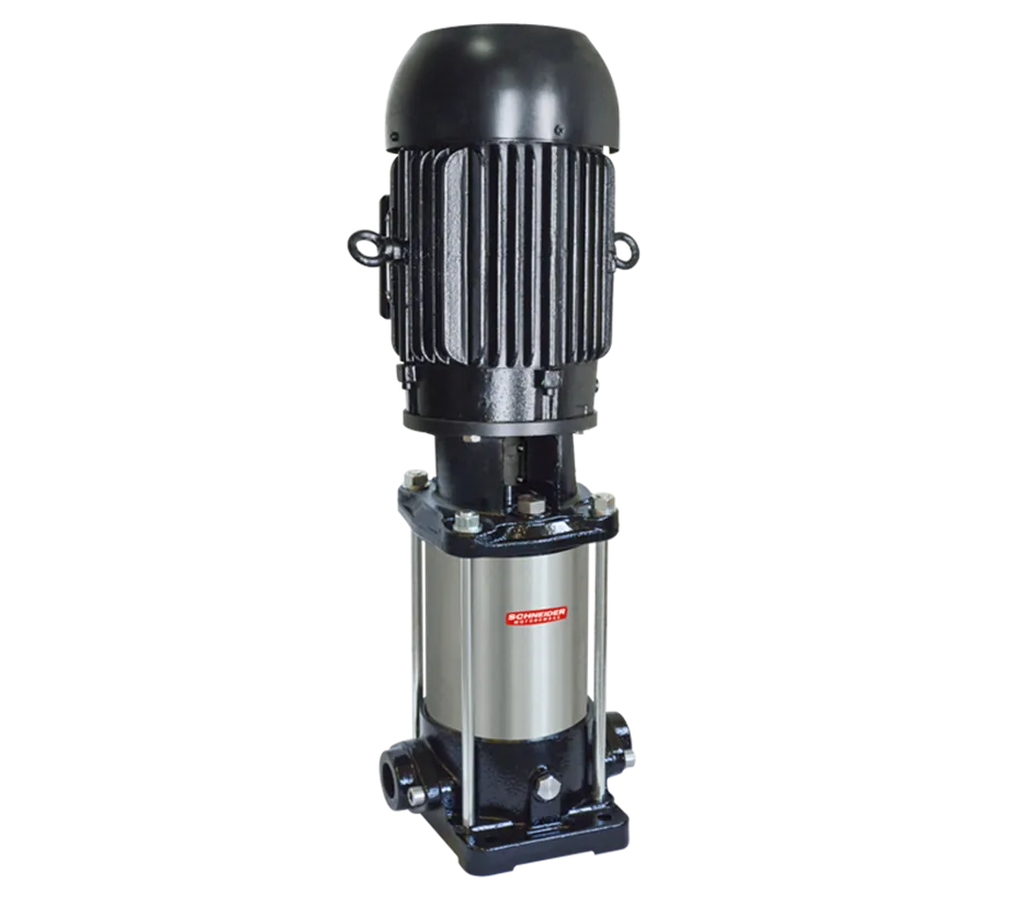 Motobomba vertical multiestágio Schneider para recalque predial